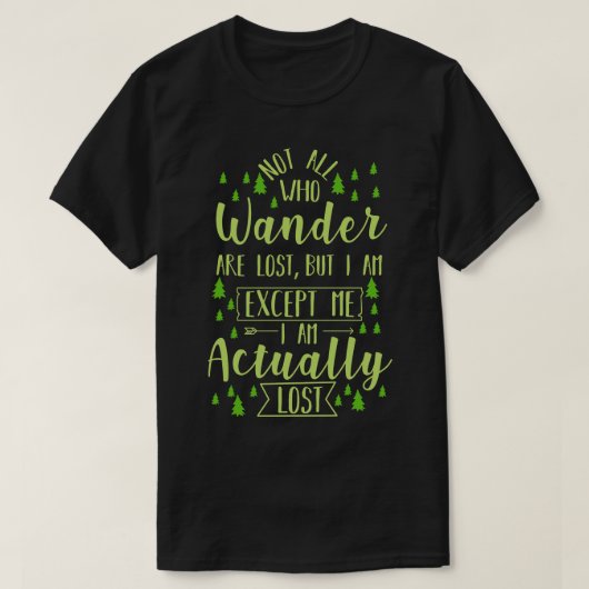 ハイキングおもしろいことわざ Tシャツ (デザイン正面)