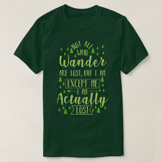 ハイキングおもしろいことわざ Tシャツ (デザイン正面)