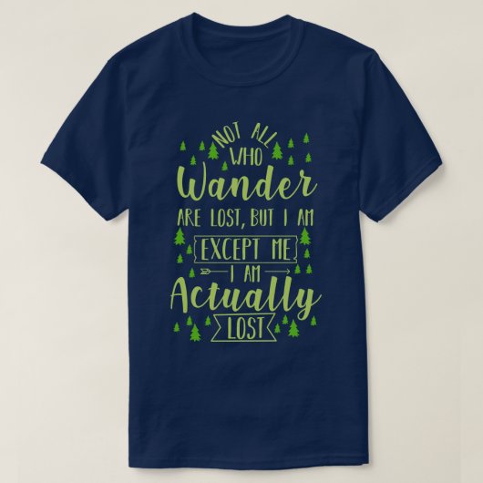 ハイキングおもしろいことわざ Tシャツ (デザイン正面)