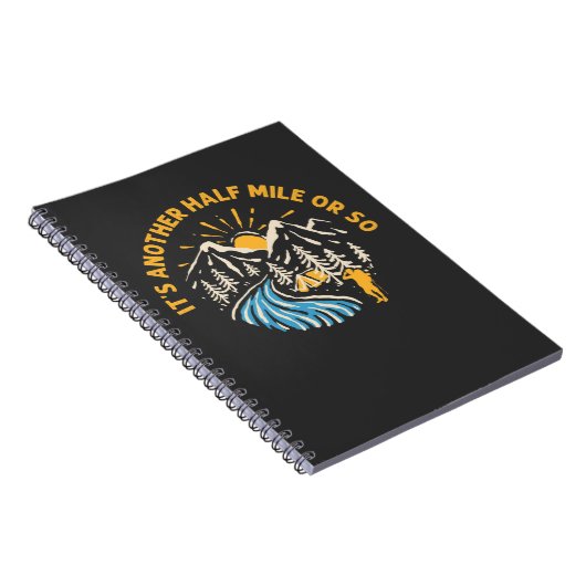 ハイキングおもしろい引用文皮肉な屋外キャンパーユーモア ノートブック (右側)