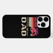 ハイキングお気に入りの仲間が私をパパヴィンテージ脂肪と呼ぶ iPhoneケース (裏面横)