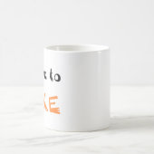 ハイキングが大好き コーヒーマグカップ (中央)