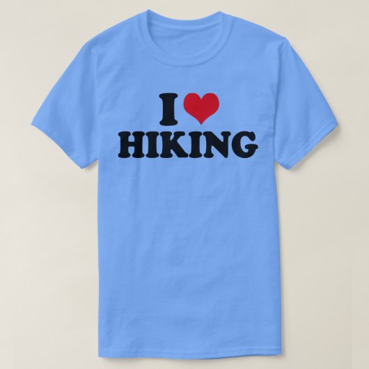 ハイキングが大好き Tシャツ (デザイン正面)