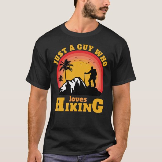 ハイキングが好きな人 Tシャツ (正面)