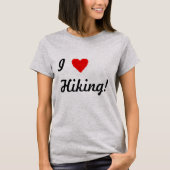 ハイキングが好き Tシャツ (正面)