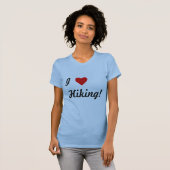 ハイキングが好き Tシャツ (正面フル)