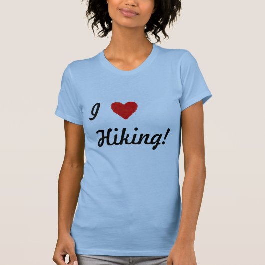 ハイキングが好き Tシャツ (正面)