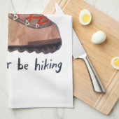 ハイキングしたいお洒落 キッチンタオル (四つ折り)