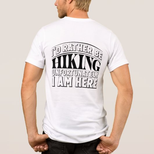 ハイキングしたい トライブレンドTシャツ (裏面)