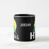 ハイキングしたい マグカップ (中央)