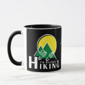 ハイキングしたい マグカップ (左)