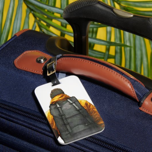 ハイキングして気に入った ラゲッジタグ (正面インサイチュ1)