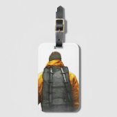 ハイキングして気に入った ラゲッジタグ (正面縦)