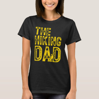 ハイキングするパパのハイキングパパを繕う Tシャツ