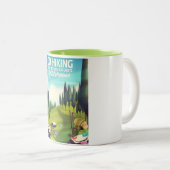 ハイキングだ! ツートーンマグカップ (正面右)