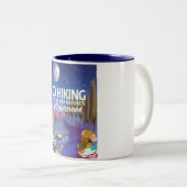 ハイキングだ！（夜間版） ツートーンマグカップ (正面右)