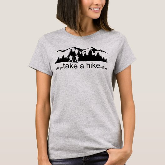 ハイキングでハイキング Tシャツ (正面)