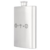 ハイキングで幸せ フラスク (左)