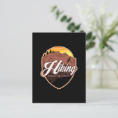 ハイキングで幸せ ポストカード (スタンド正面)