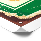 ハイキングとキャンプのレトロシンボルや象徴コレクション。アウトドア ポスター (角)