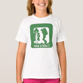 ハイキングにアウトドアの安全Tシャツを取って下さい Tシャツ