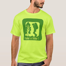ハイキングにアウトドアの安全Tシャツを取って下さい Tシャツ