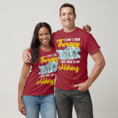 ハイキングに行くセラピーは必要ない Tシャツ (ユニセックス)