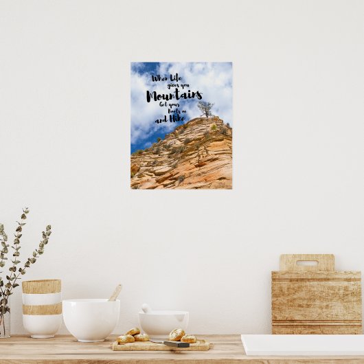 ハイキングに行く ポスター (キッチン)