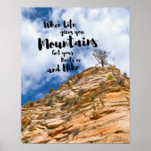 ハイキングに行く ポスター (正面)