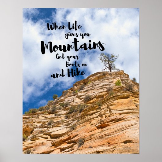 ハイキングに行く ポスター (正面)