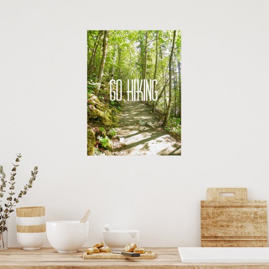 ハイキングに行く ポスター (キッチン)