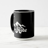 ハイキングに行こう コーヒーマグ マグカップ (正面左)