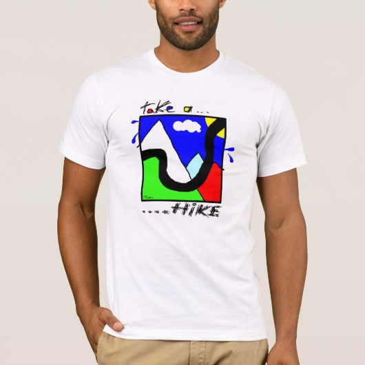ハイキングに行こう Tシャツ (正面)