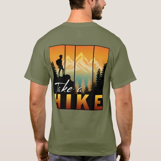 ハイキングに行こう Tシャツ (裏面)