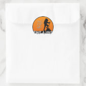 ハイキングのシール、カスタマイズ可能 ラウンドシール (バッグ)