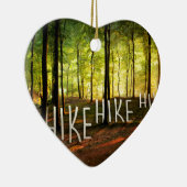 ハイキングのハイキングのハイキング セラミックオーナメント (右)