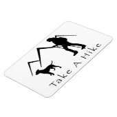 ハイキングのマグネットピットブル/山 マグネット (左側)