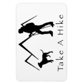 ハイキングのマグネットピットブル/山 マグネット (縦)