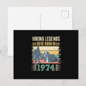ハイキングの伝説は1974年に生まれた ポストカード (正面/裏面)