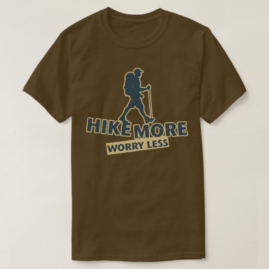 ハイキングの心配が少ない1 Tシャツ (デザイン正面)