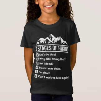ハイキングの6フェーズ Tシャツ