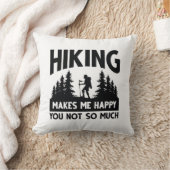 ハイキングはそんなに幸せではない クッション (ブランケット)