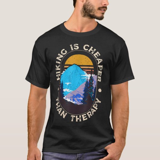 ハイキングはより安価 Tシャツ (正面)