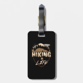 ハイキングは人生 ラゲッジタグ (裏面縦)