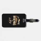 ハイキングは人生 ラゲッジタグ (裏面横)