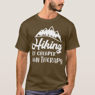 ハイキングは私のセラピーハイキングギフト Tシャツ