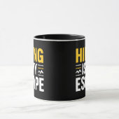 ハイキングは私の脱出マグ マグカップ (中央)