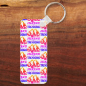 ハイキングまたはトレッキング キーホルダー (裏面)