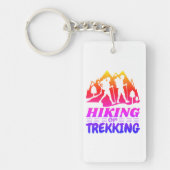 ハイキングまたはトレッキング キーホルダー (正面)