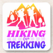 ハイキングまたはトレッキング コースター (正面)